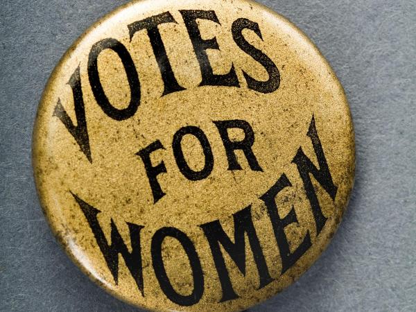 Votes for Women&quot; button