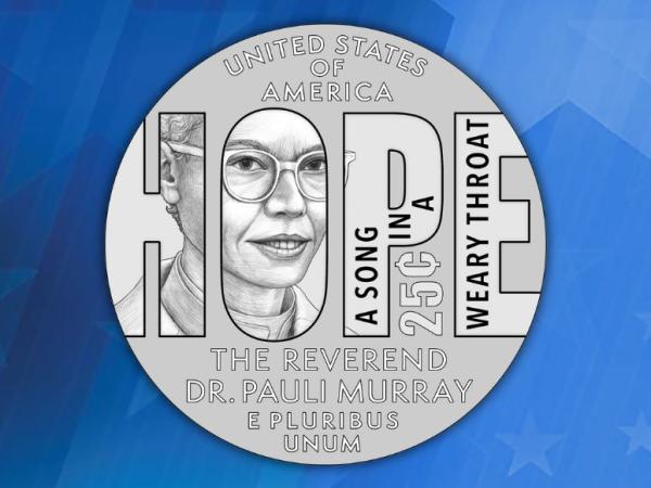 Coin featuring Rev. Dr. Pauli Murray