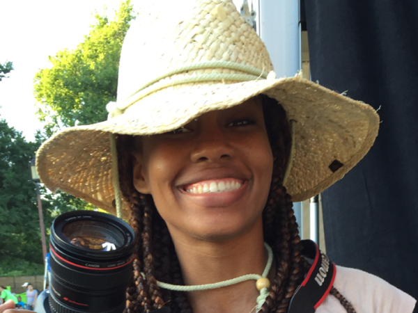 Smithsonian Intern with Camera