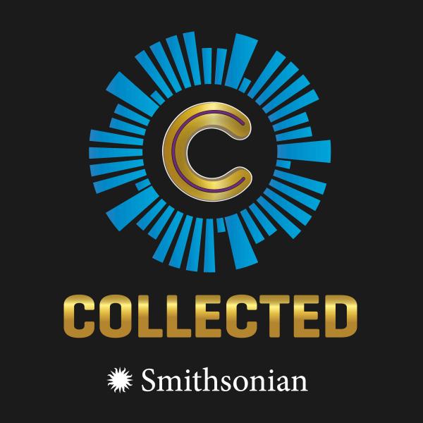 Collected podcast logo and Smithsonian logo