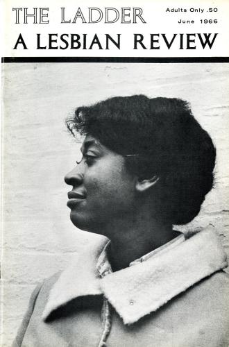 Magazine cover featuring title text and a black and white photo of Ernestine Eckstein in profile.