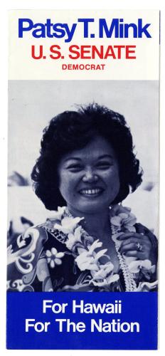 Patsy Mink from leaflet