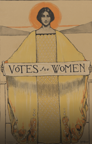 Votes for Women lithograph